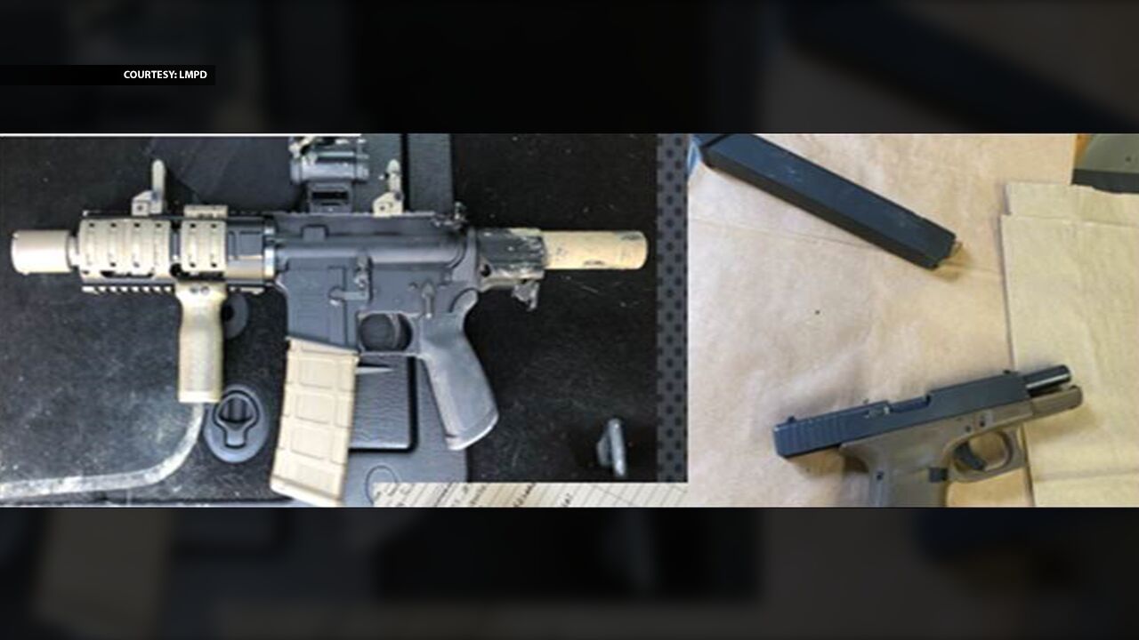 IMAGES | LMPD data shows more than 500 guns seized so far this year